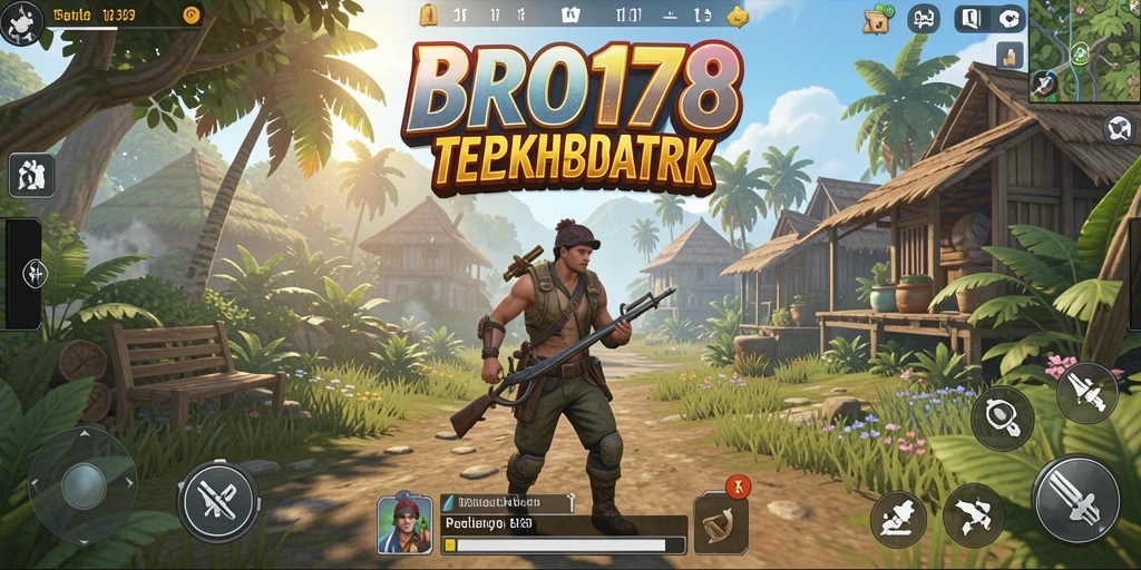 Tampilan gameplay BRO178 yang menakjubkan dalam dunia terbuka.