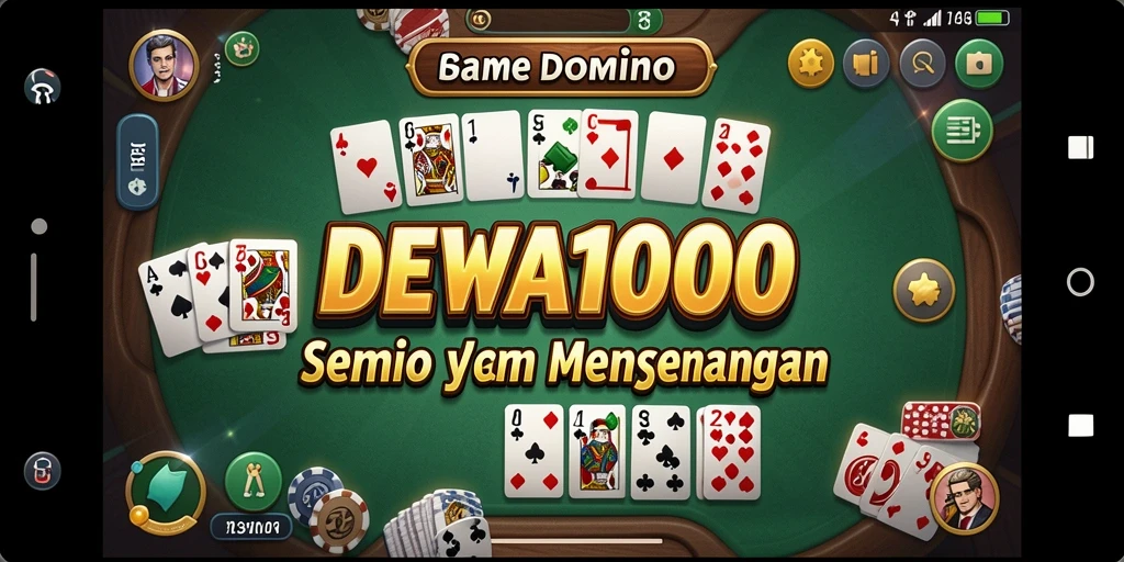 Tangkap momen seru gameplay Domino di DEWA1000.