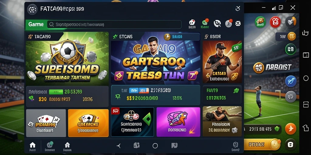 Tampilan gameplay FATCAI99 yang menarik dan interaktif dalam taruhan olahraga.