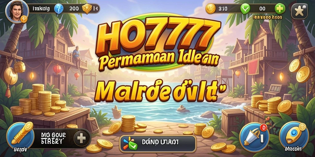Tangkapan layar gameplay HO777 dengan elemen Idle yang menarik.