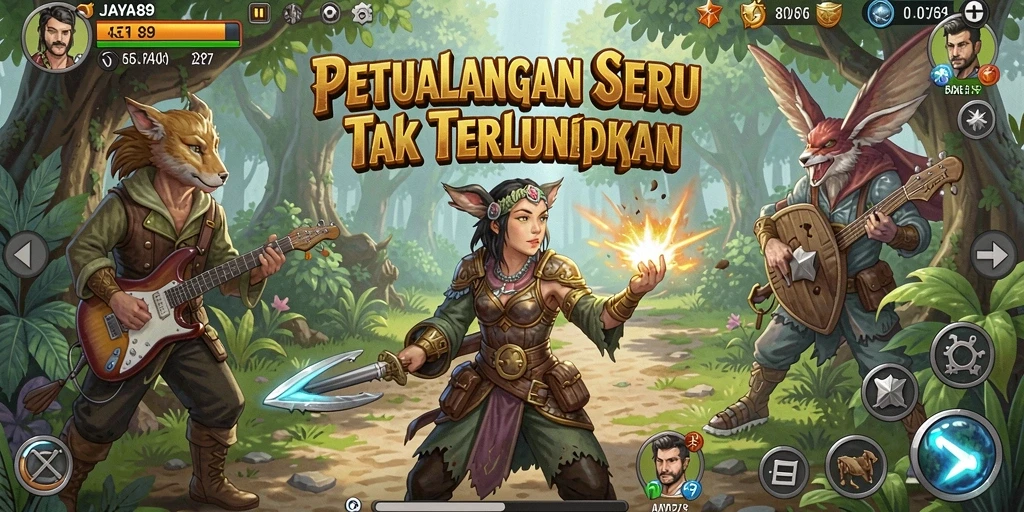 Screenshot JAYA89 menampilkan gameplay penuh aksi dan petualangan mendebarkan.