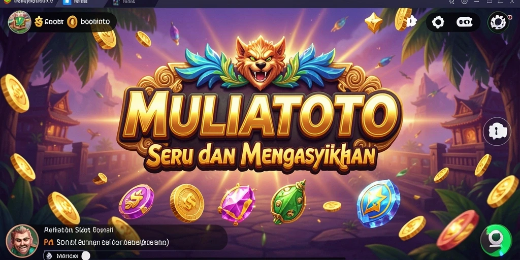 Tampilan gameplay seru dari MULIATOTO dengan grafis menarik.