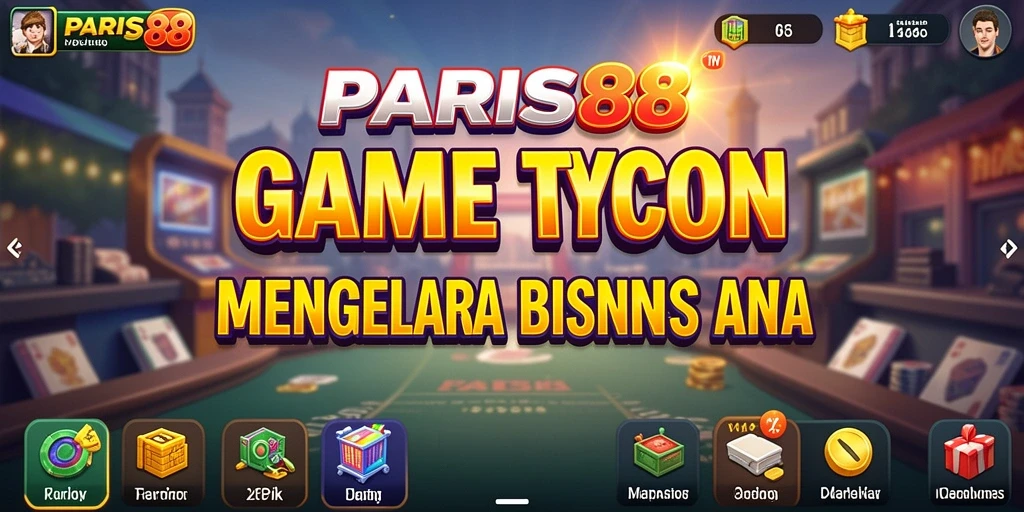 Screenshot gameplay PARIS88 yang menampilkan keseruan mengelola bisnis.