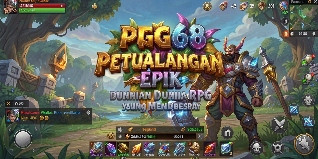 Tampilan gameplay PGG68 yang menarik di dunia RPG.