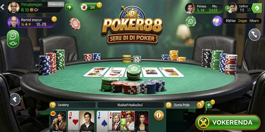 Tampilan gameplay seru dalam <strong>POKER88</strong> yang menggugah semangat petualangan.
