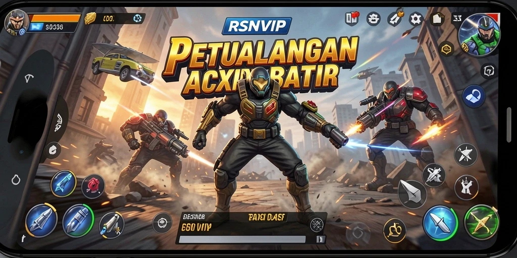 Tampilan gameplay RSNVIP yang seru dan penuh aksi.