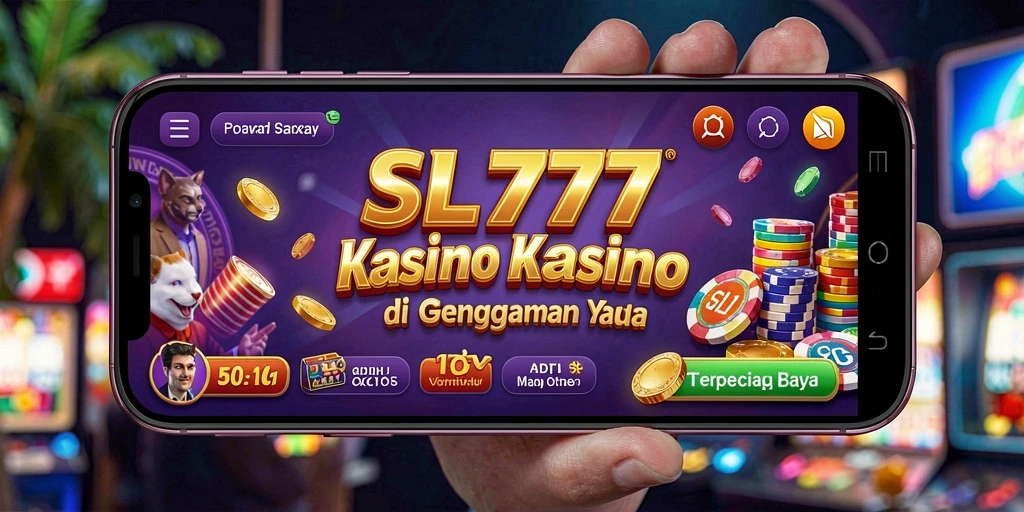 Tampilan utama gameplay SL777 dengan berbagai permainan kasino.