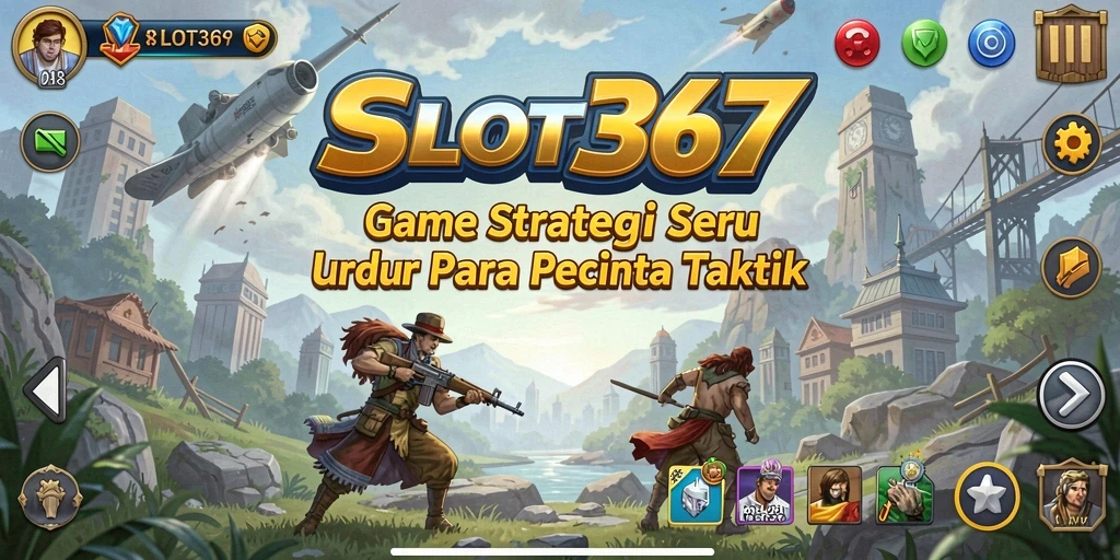 Tangkapan layar menampilkan pertempuran strategi menegangkan di SLOT367.
