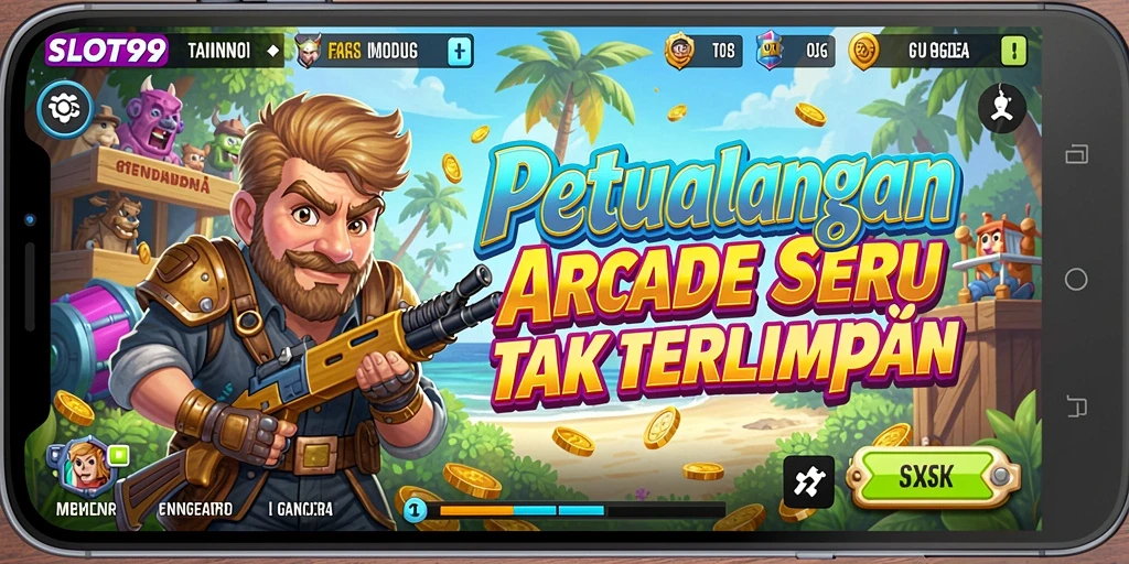 Screenshot gameplay <strong>SLOT99</strong> menampilkan keseruan dan grafis yang menawan.