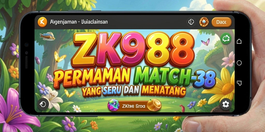 Tampilan permainan ZK988 dengan kombinasi batu permata yang menarik.
